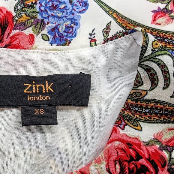 Zink London Floral Sleeveless Back Detail Dress - Picture 4 of 6